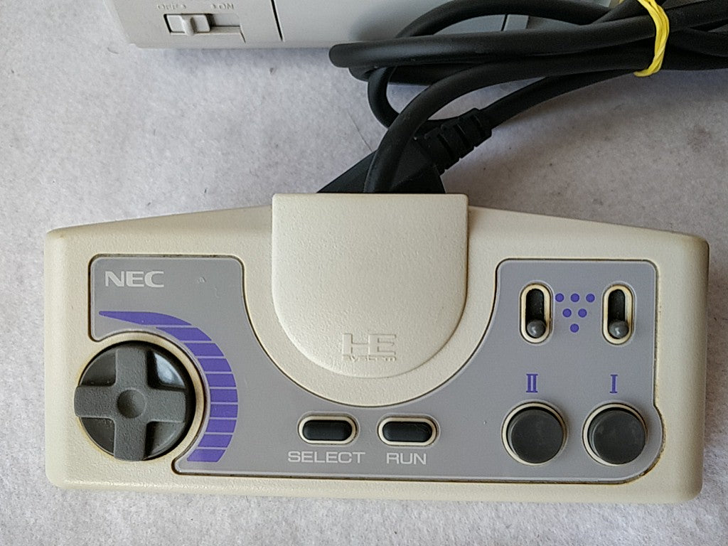 NEC PC Engine DUO-RX PCE-DUORX Console, Original Pad and PSU set tested-e0806-