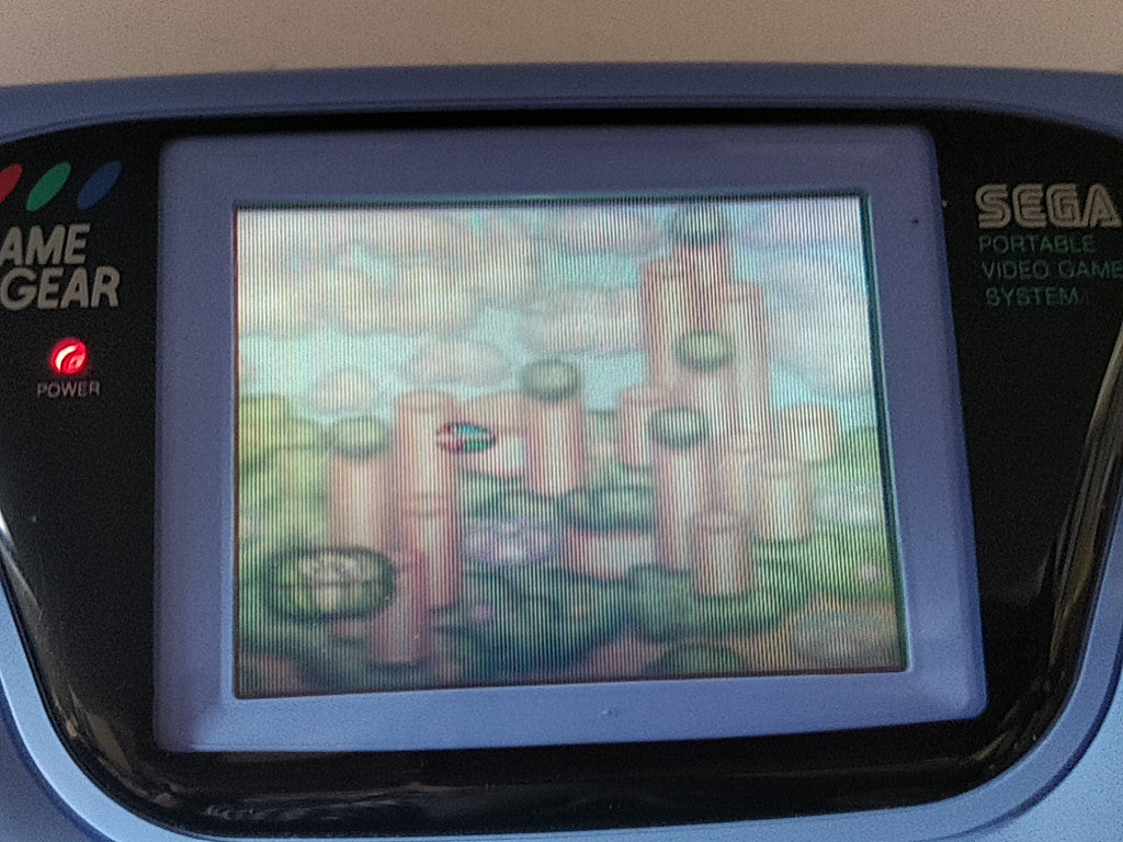 Fantasy Zone Gear SEGA GAME GEAR GG Cartridge, Manual, and Box set tested-e0910-