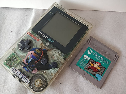 Nintendo Gameboy Light Limited ASTRO BOY Clear Edition console set tested-e0918-