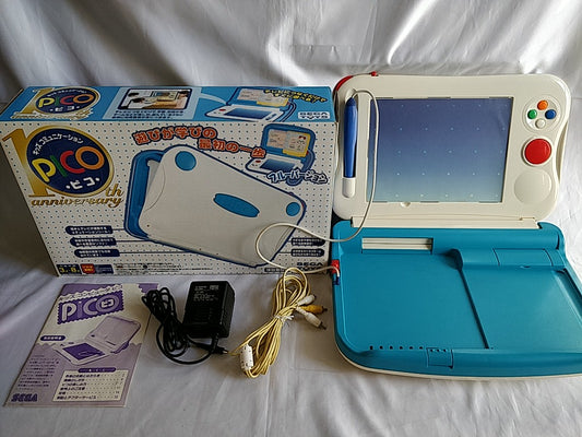 Japanese SEGA TOYS Kids Communication PICO Console in Box set, tested-e0930-