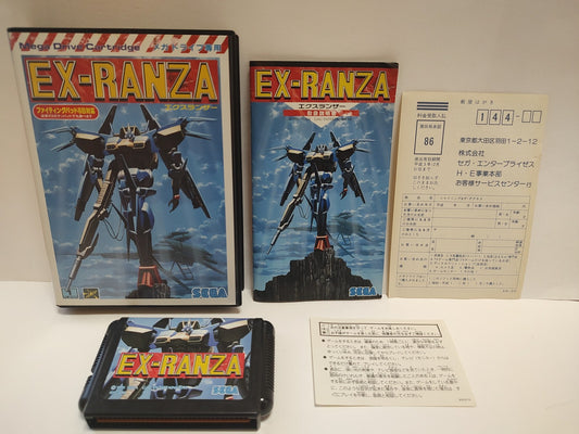 EX-RANZA Ranger-X SEGA MEGA DRIVE Genesis Cartridge, Manual, Box. Working-e1130-