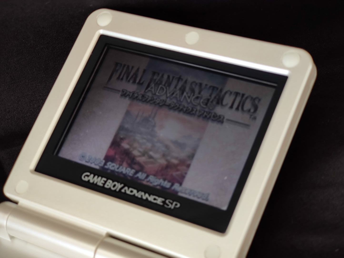Final Fantasy Tactics LIMITED GAMEBOY ADVANCE SP CONSOLE GBA Boxed set-e1227