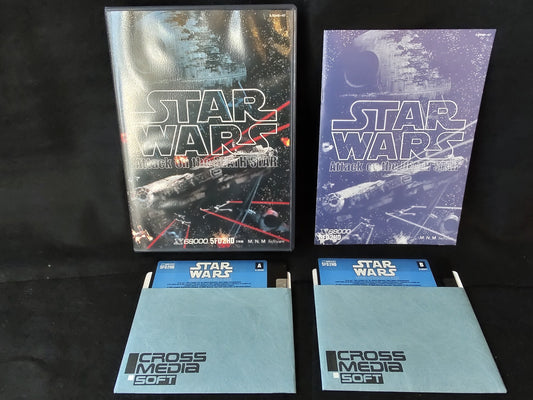STAR WARS for SHARP X68000 Shooter Game Japan full set/Gamedisk,manual,Box-f0228