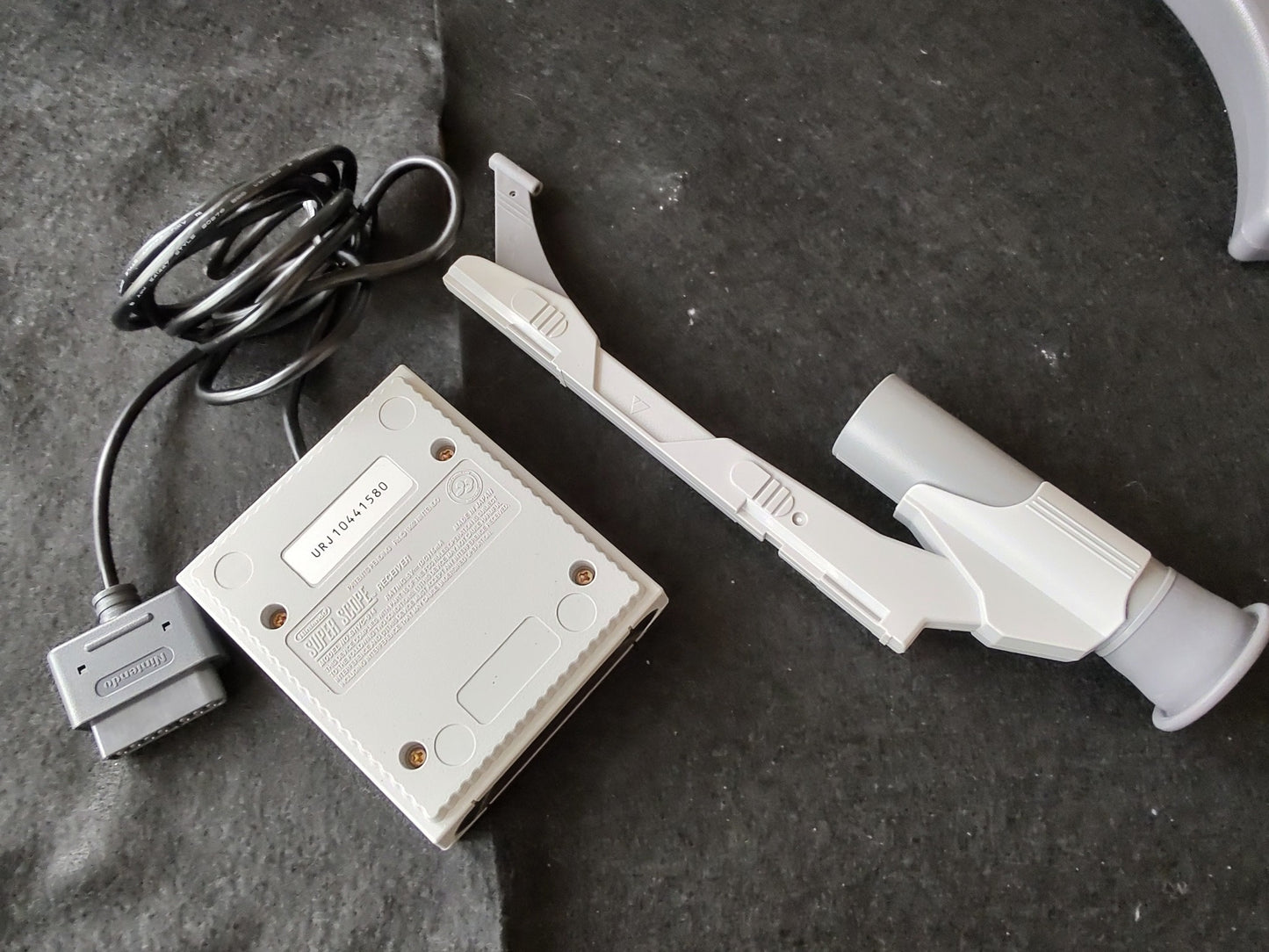 Nintendo Super Scope 6 Super Famicom SFC SNES SHVC-SSA W/Cart, Manual,Box-f0412-