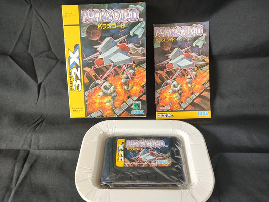 Parasquad SEGA MEGA DRIVE (GENESIS) SUPER 32X/ Cartridge,manual,Boxed set-f0424-