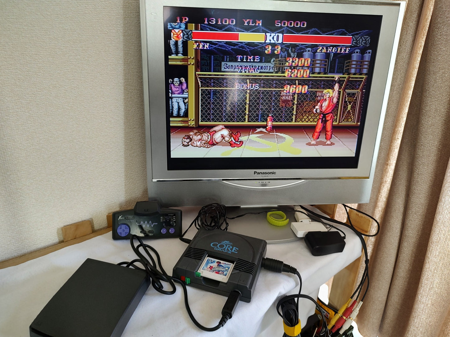 Defective, NEC PC Engine Cordless Pad(PI-PD12) w/Box set-f0504-1