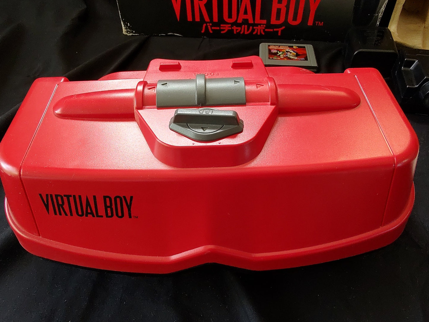Nintendo Virtual Boy Console, Pad, Manual, Game w/Accessories, Box set-f0524-