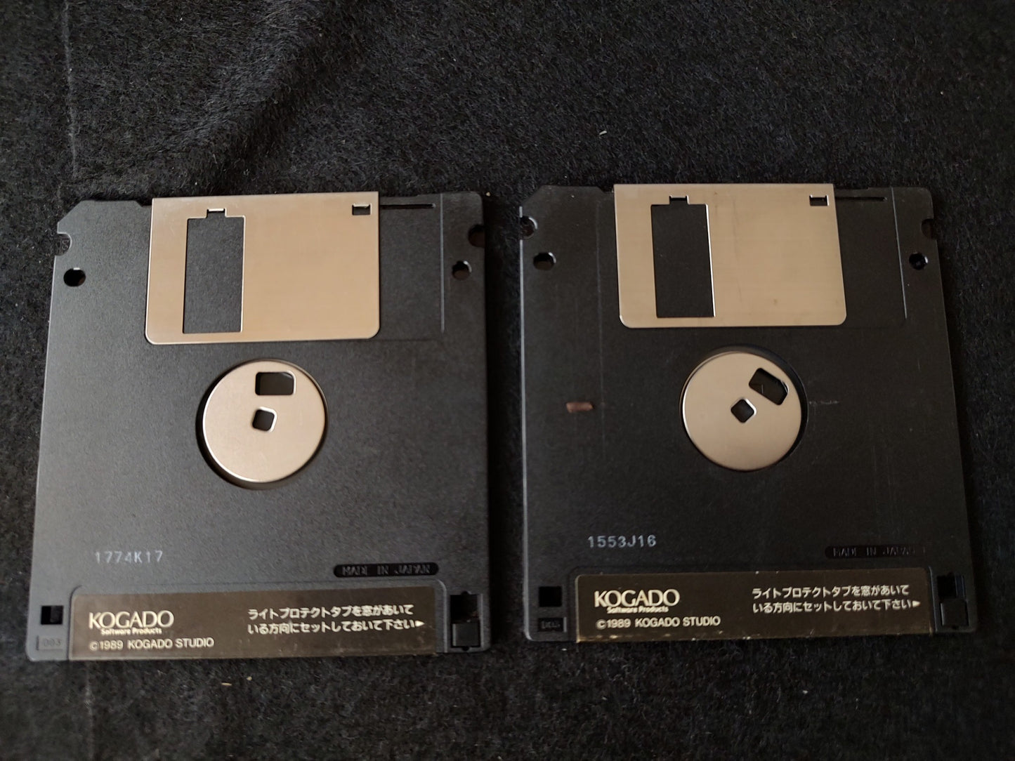 PC-9801 PC98 La Valeur Game Floppy disks, w/Manual, Box set,Not tested-f0626