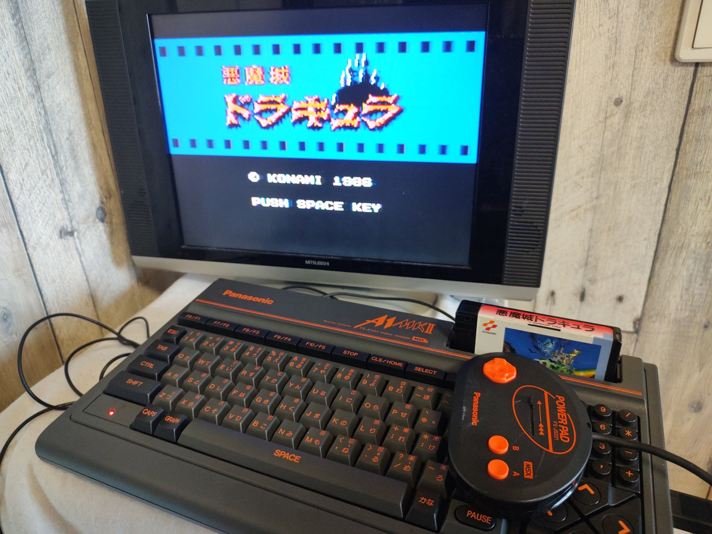 Panasonic Joy Pad FS-JS221 for MSX2 OFFICIAL Controller Pad /working-f0730-