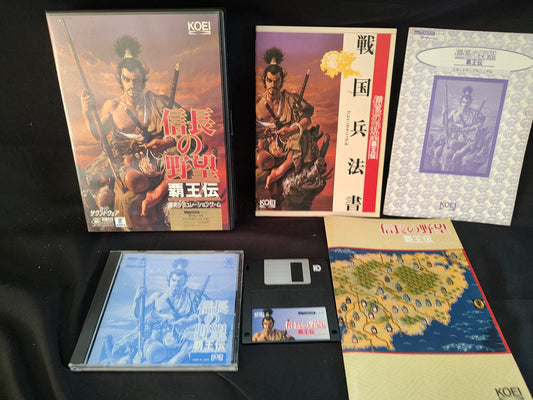 Nobunaga's Ambition NOBUNAGA NO YABO Haoh Den FM TOWNS Marty, Working -f0803-