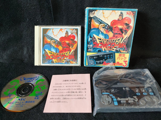 Forgotten World Avenue pad 3 Limited edition PC Engine CD-ROM2, Working-f0809-
