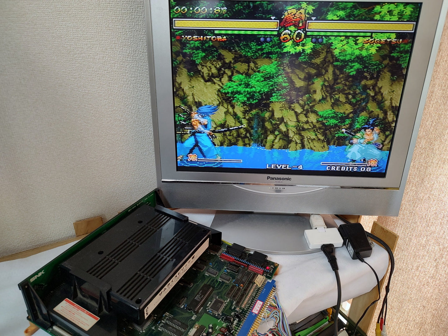 Samurai Shodown V Samurai Spirits ZERO SNK NEOGEO MVS Arcade Cartridge-f0823-