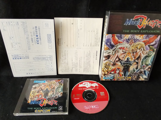 MUSCLE BOMBER (Saturday Night Slam Masters) FM TOWNS / MARTY Boxed set-f0831-