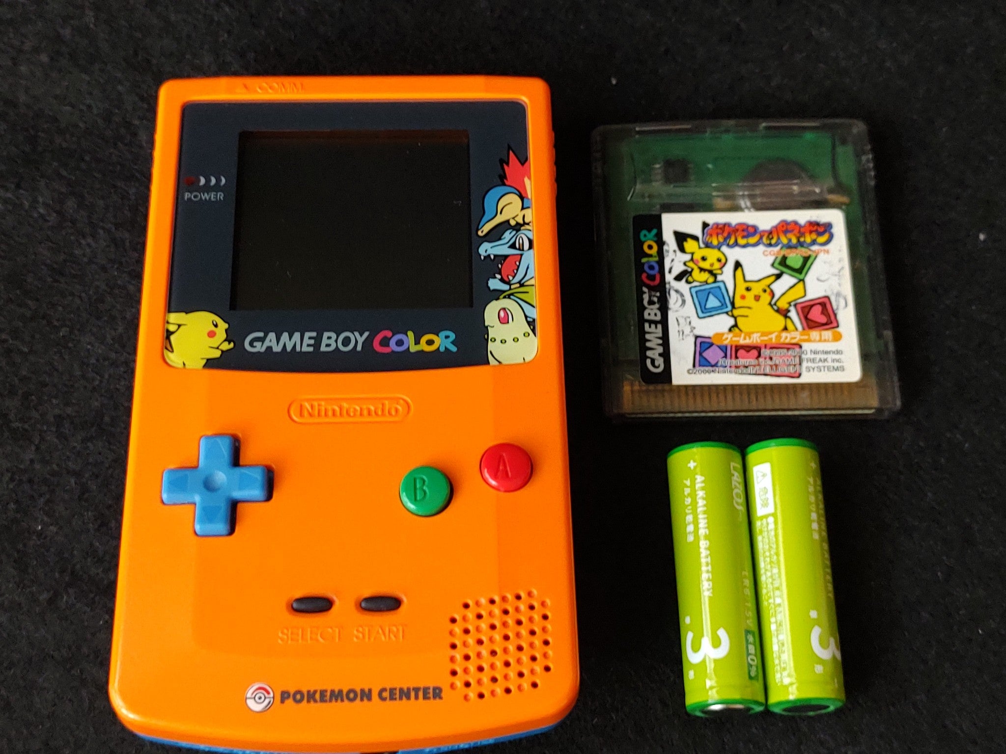 Nintendo Gameboy Color Pokemon Limited edition Orange color console se –  Hakushin Retro Game shop