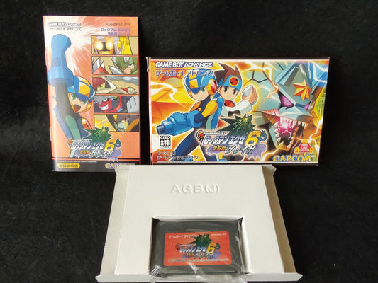 ROCKMAN EXE 6 Cybeast Gregar Megaman Gameboy Advance GBA Game, working-f0906-5