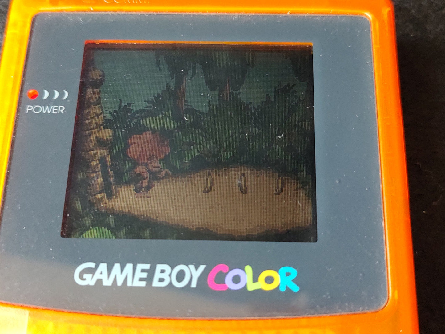 Nintendo Gameboy Color DAIEI HAWKS Limited edition Clear Orange console-f0915-