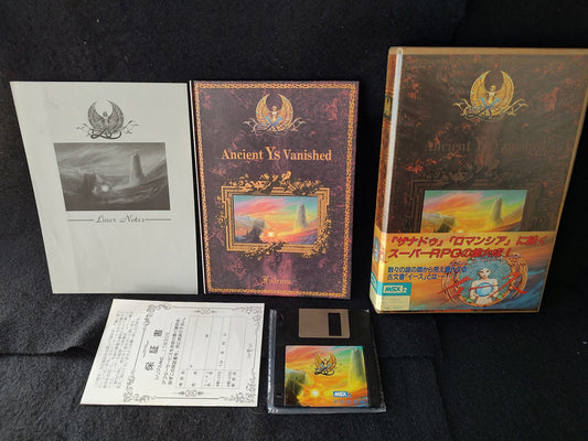Ys - Ancient Ys Vanished - MSX MSX2 Game Disk,Manual, Boxed tested-f1022-