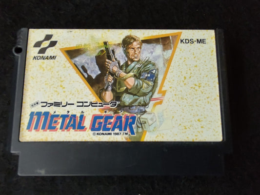 METAL GEAR Famicom FC NES Cartridge only, working-f1206-