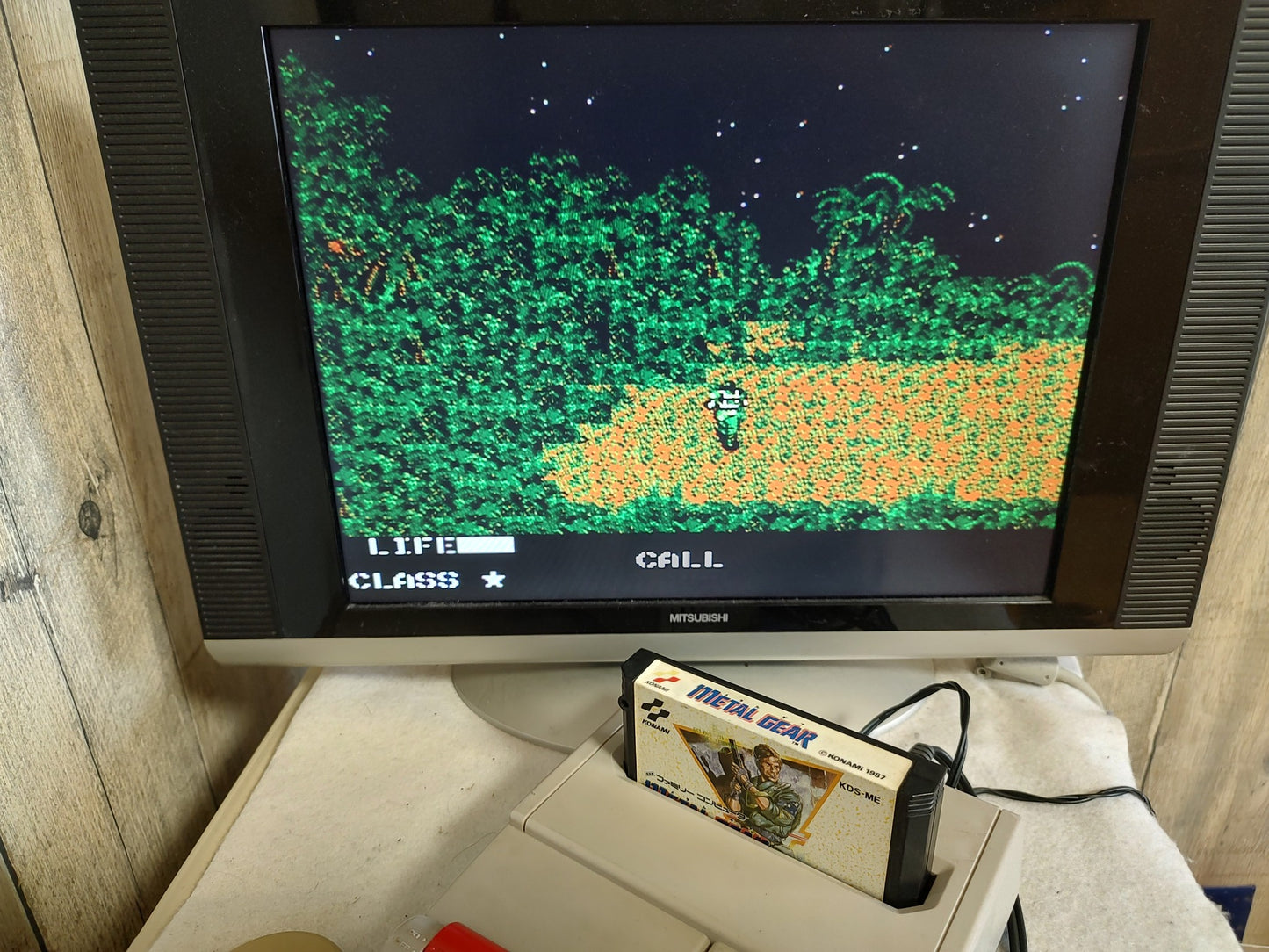 METAL GEAR Famicom FC NES Cartridge only, working-f1206-
