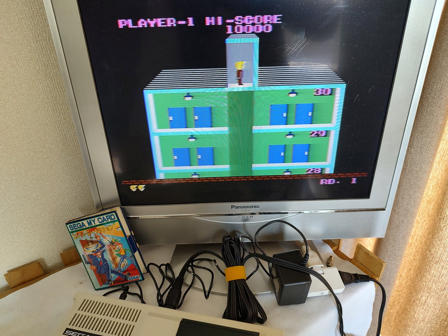 ELEVATOR ACTION Game Card only SEGA Master system MK-2000/Mark3 Working-f1221-