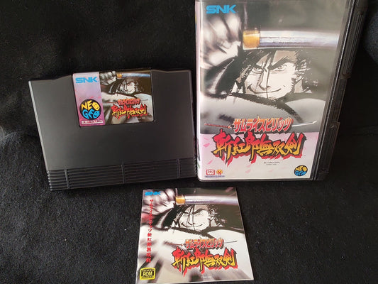 Samurai Spirits Samurai Shodown 3 III SNK NEO GEO AES Boxed set, Working-g0122-