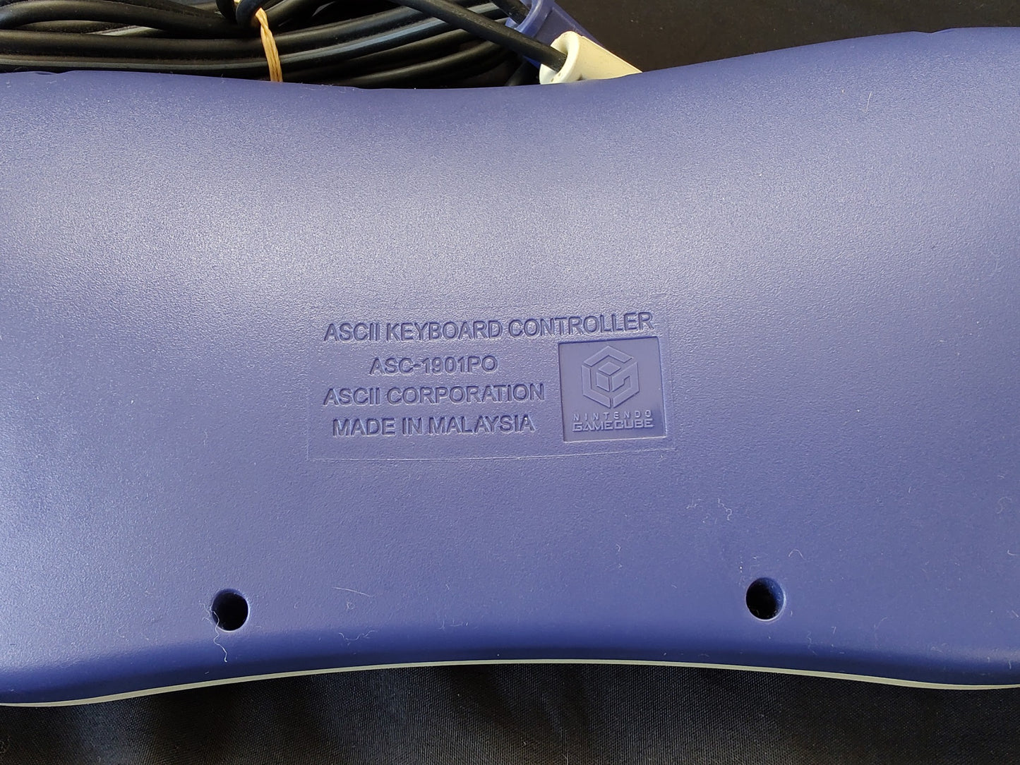 Nintendo GameCube ASCII keyboard Controller ACS-1901PO, not tested-g0130-