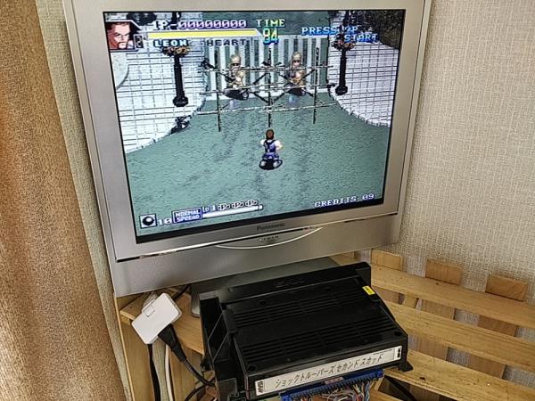 SHOCK TROOPERS 2ND SQUAD NEOGEO NEO GEO MVS Cartridge, Working -f0906-