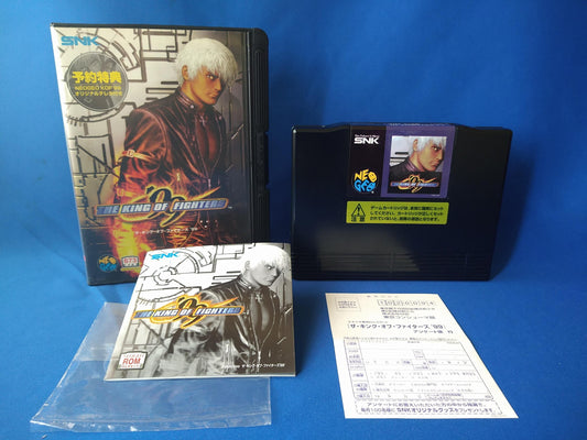 KOF 99 THE KING OF FIGHTERS 99 SNK NEO GEO AES w/Manual, Box, Working-f0504-4