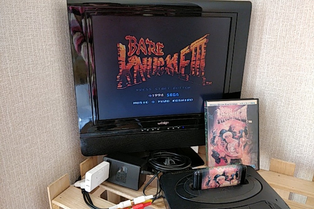 BARE KNUCKLE 3/STREETS OF RAGE SEGA MEGA DRIVE Genesis Cartridge,Boxed -d0405-