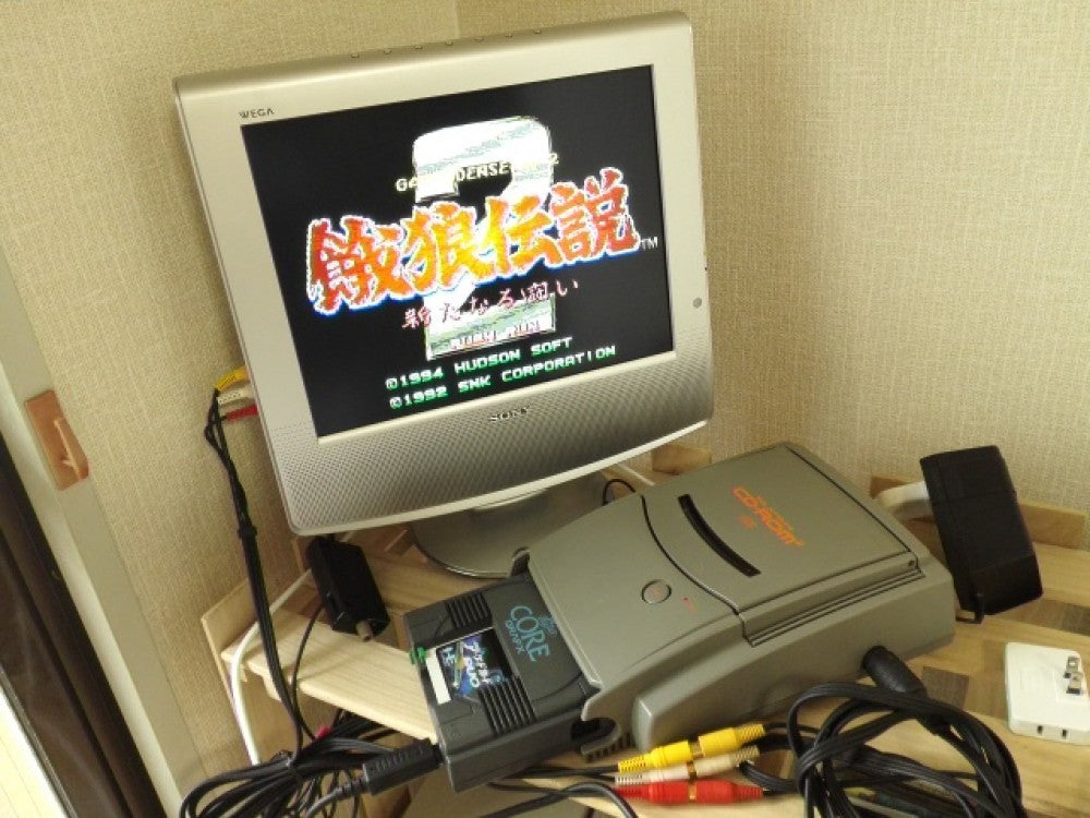 NEC PC Engine TurboGrafx-16 Arcade Card DUO for CD-ROM2 tested-d0720-