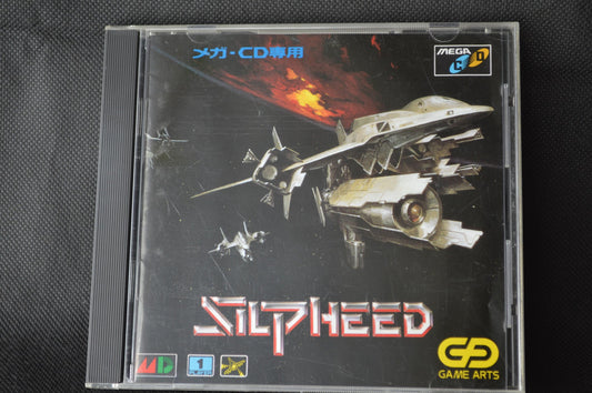SILPHEED MEGA CD MCD game Disk, Manual, Box set, Working -f1114-