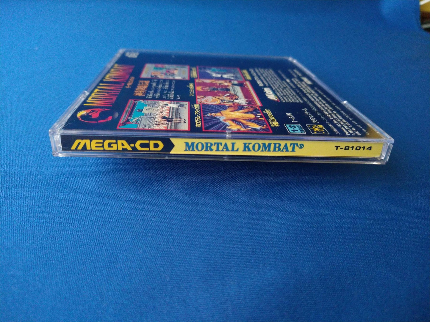 MORTAL KOMBAT MEGA CD shooter game Disk, Manual, Box set, Working -f0524-