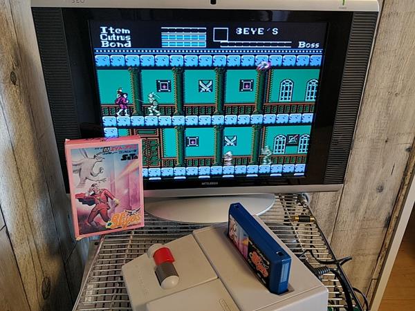 8 eyes ( Eight Eyes ) Nintendo Famicom NES Cartridge,Manual, Boxed set-f1204-