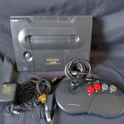 SNK Neo Geo AES Console MVS-Pro-Gear Spec w/ Pad, PSU, AV cable, Working, Japan