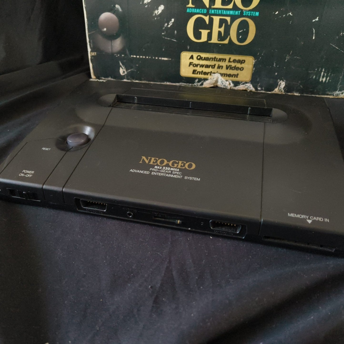 SNK NEOGEO AES ROM cartridge system Console NEO-0, w/PSU, Pad, Box set, Japan