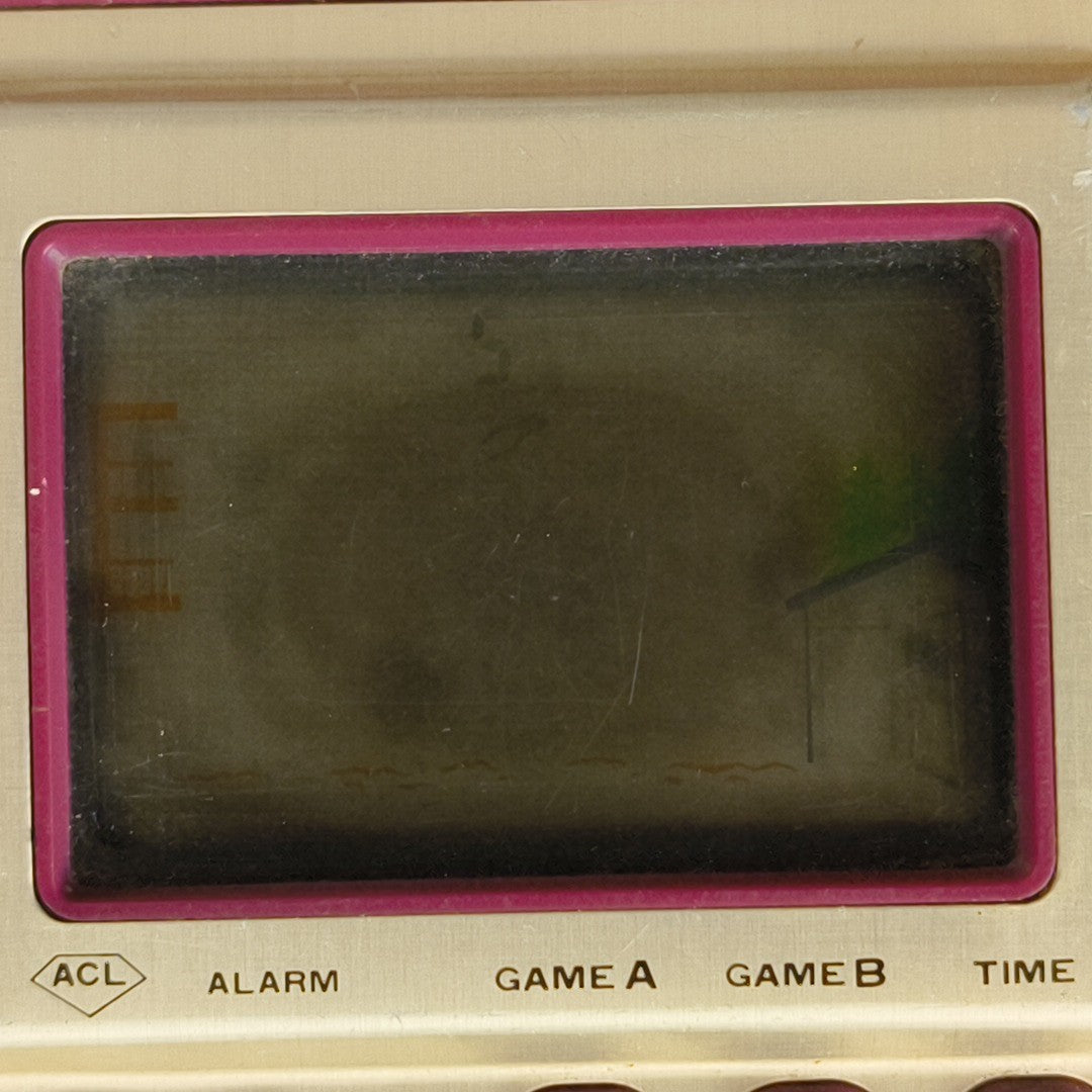 Nintendo Game & Watch HELMET CN-07 Wide Screen FP-24 Handheld Tested Screen Burn