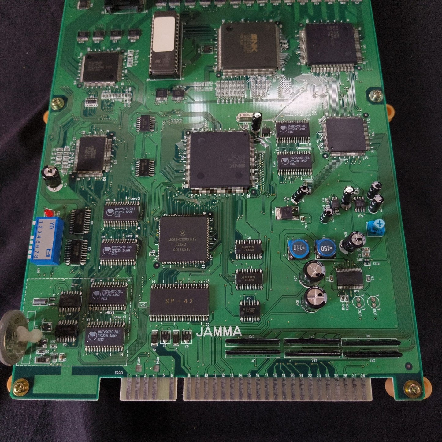 JAMMA SNK VS. CAPCOM SVC CHAOS Arcade PCB System Board, w/Papers, Working, Japan