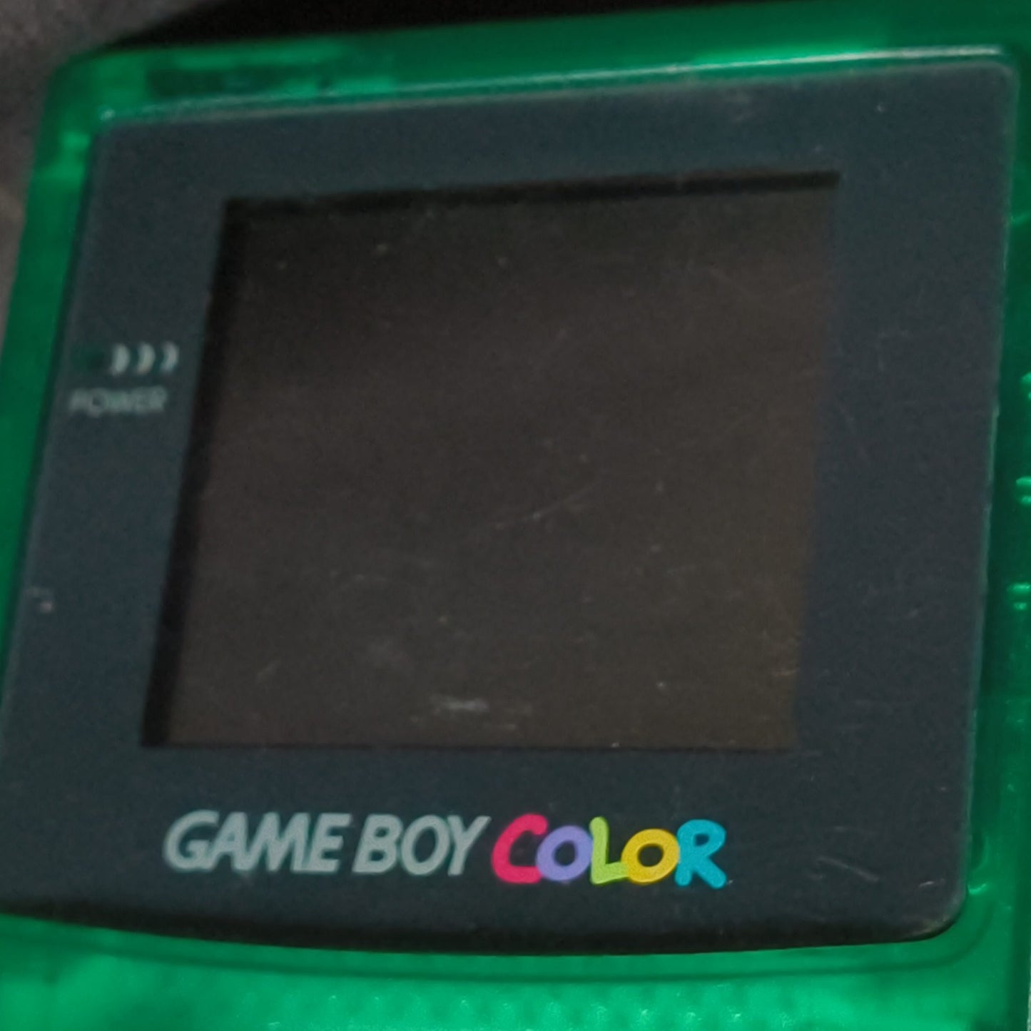 Nintendo Gameboy Color Toys R Us Limited edition Greeh console and Game, Working
