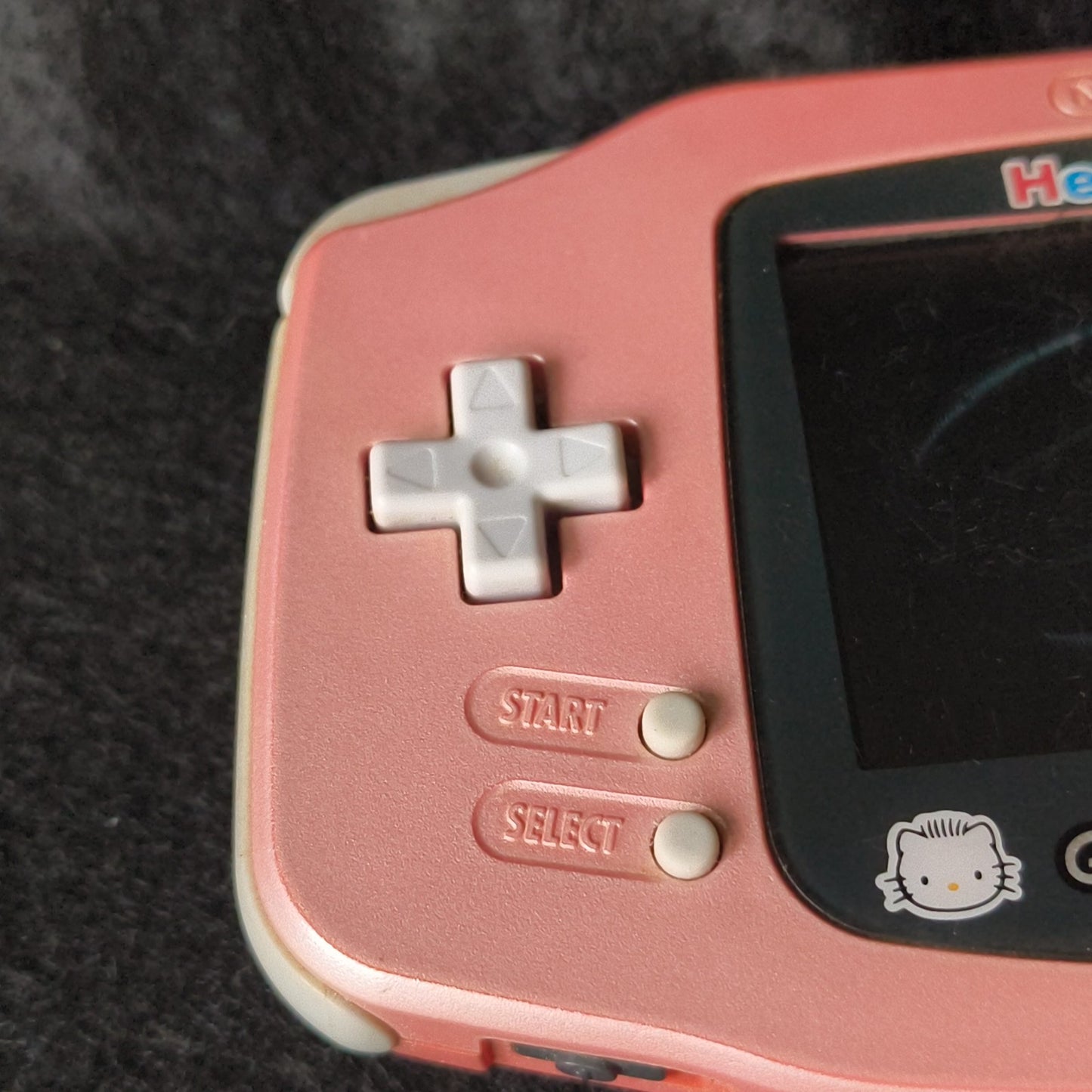 Nintendo Game Boy Advance Hello Kitty Pink Console GBA Tested Screen Bleed,Japan