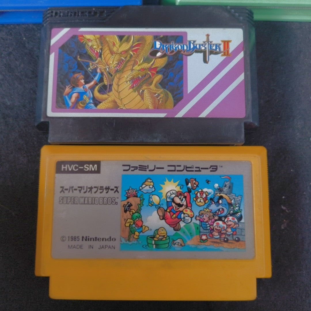 Wholesale lots of 14 Nintendo Famicom FC NES Game Cartridges set, Japan, AS-IS