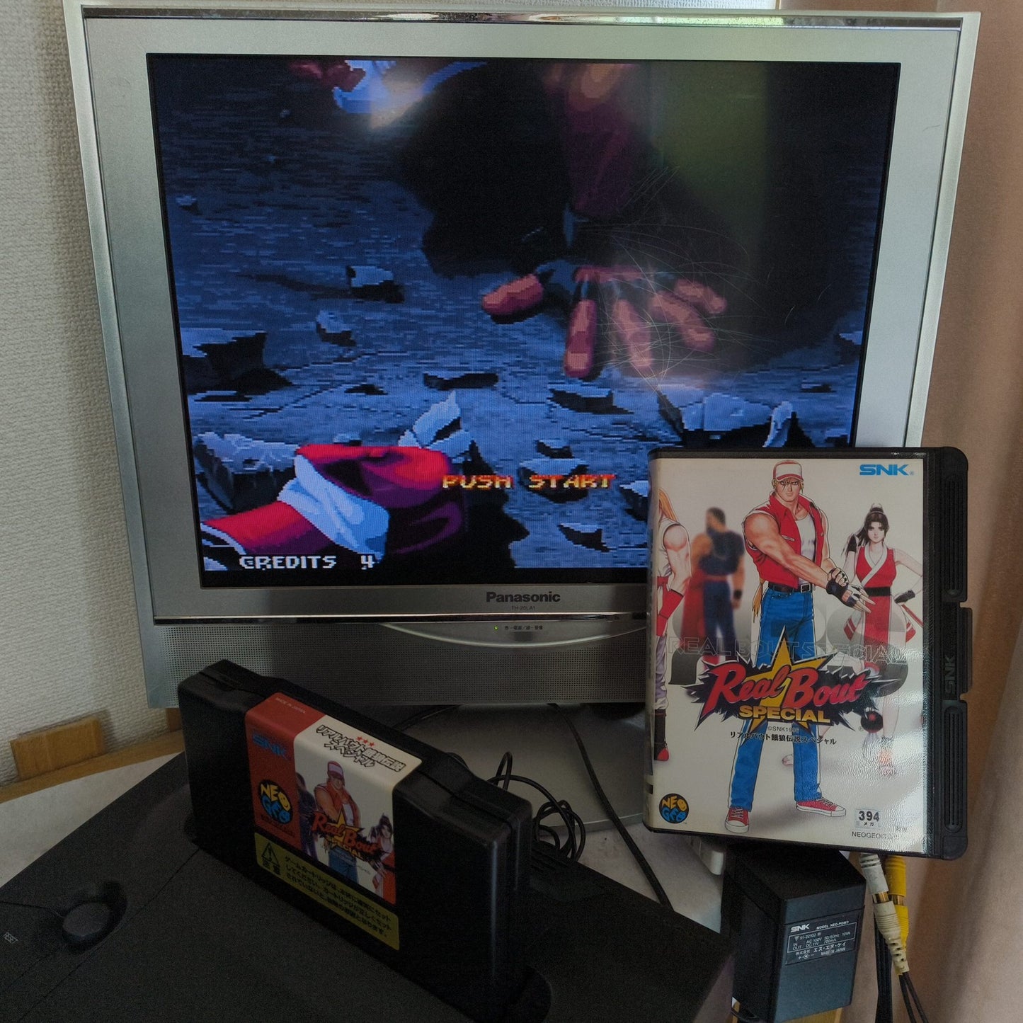 Real Bout Fatal Fury Special SNK NEO GEO AES Cartridge, w/Manual, Box, Working