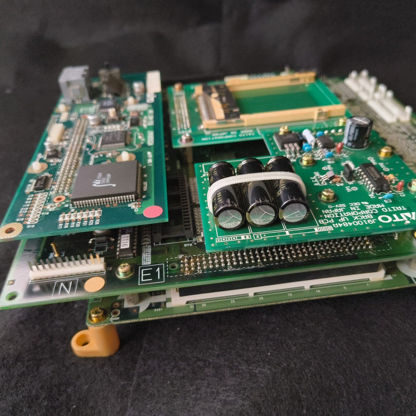 TAITO G-NET Arcade Motherboard (A Board) JAMMA with Backup Board, Working, Japan