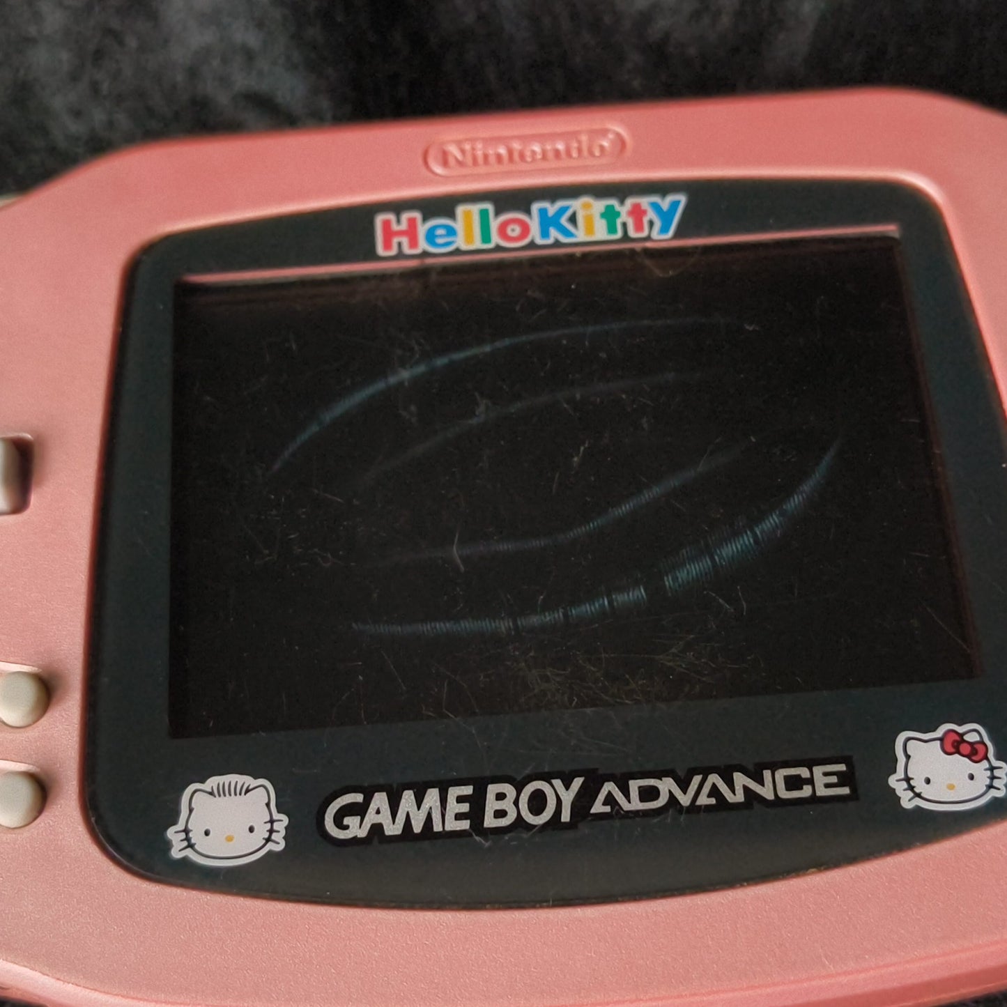 Nintendo Game Boy Advance Hello Kitty Pink Console GBA Tested Screen Bleed,Japan