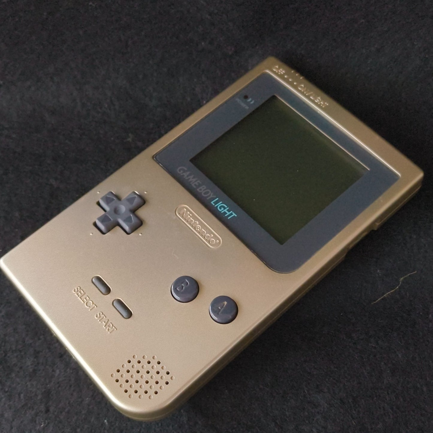 Nintendo Game boy Light Gold color console MGB-101, Manual, and box set, Japan