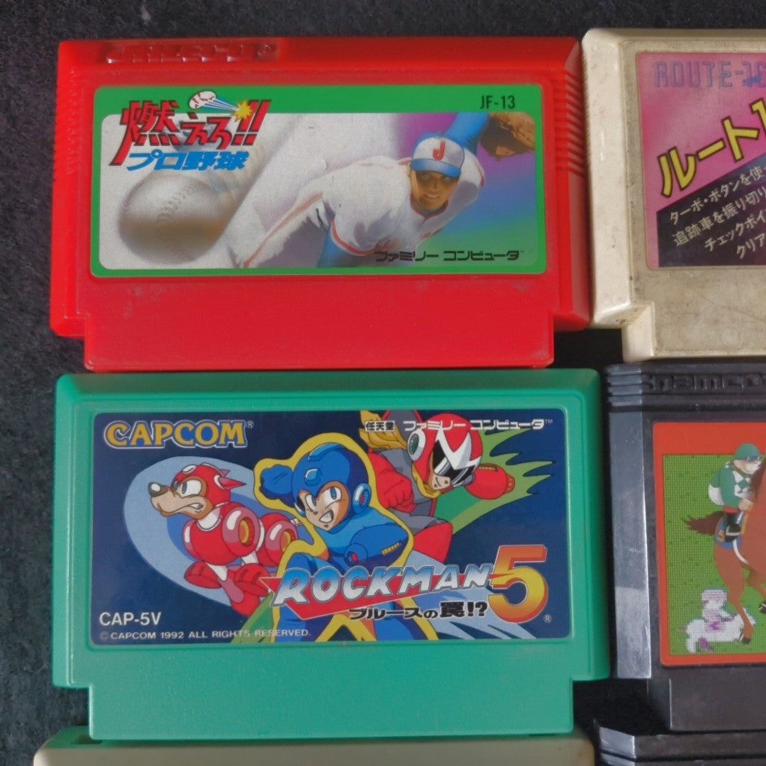 Wholesale lots of 14 Nintendo Famicom FC NES Game Cartridges set, Japan, AS-IS