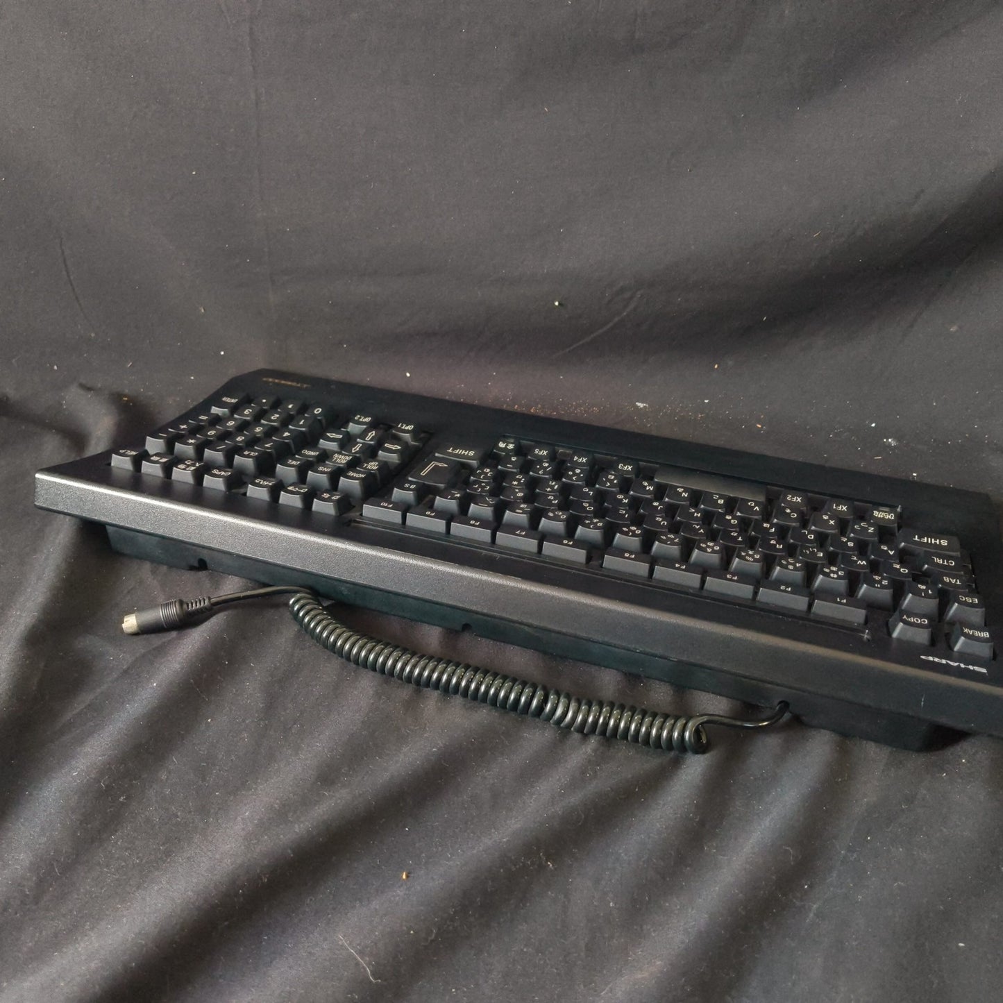 Sharp X68000 Original JIS KEYBOARD DSETK0024CE00 CSA-71284, working, Japan