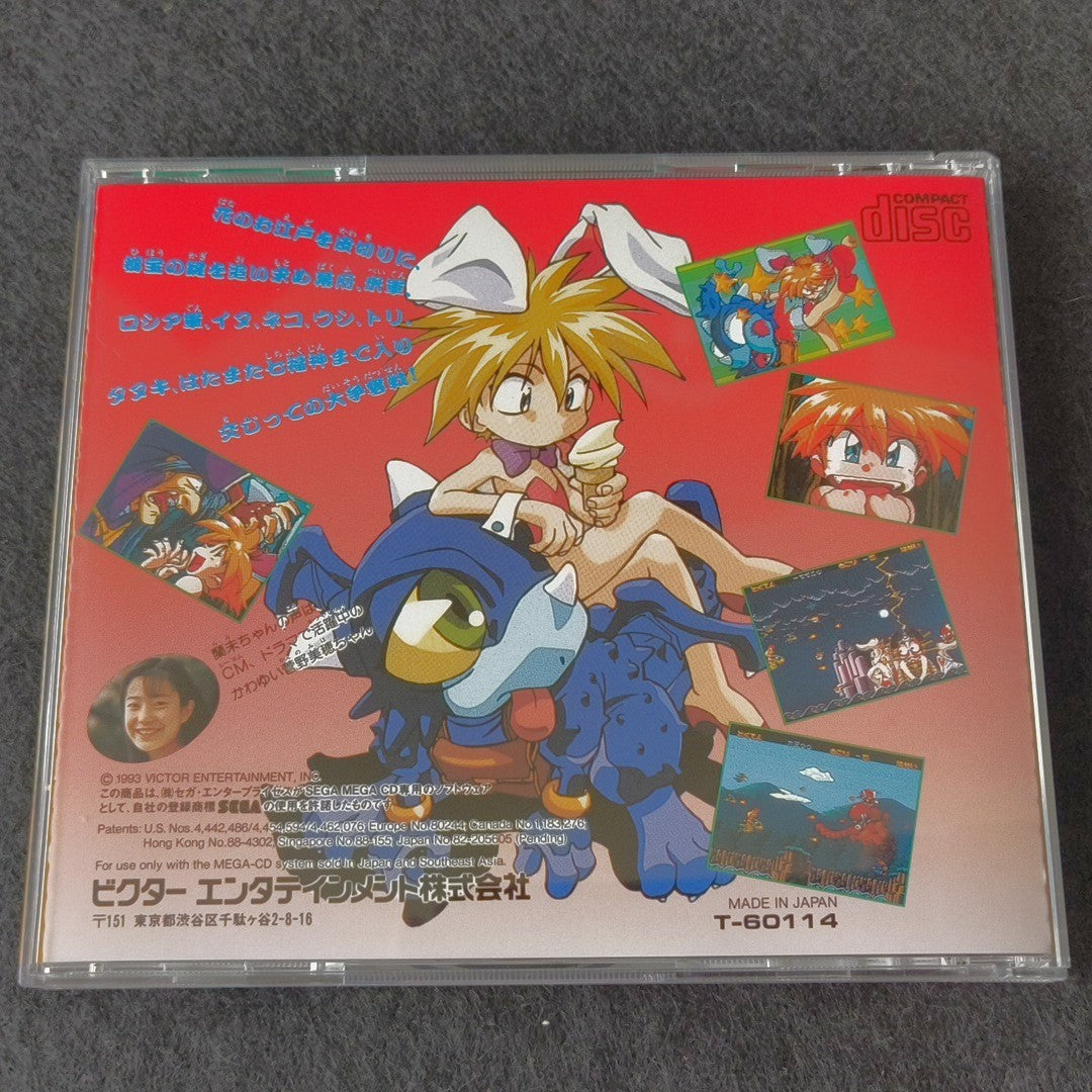 Sega Mega CD Keio Yuugekitai Flying Squadron Japan Shmup Complete Tested Working