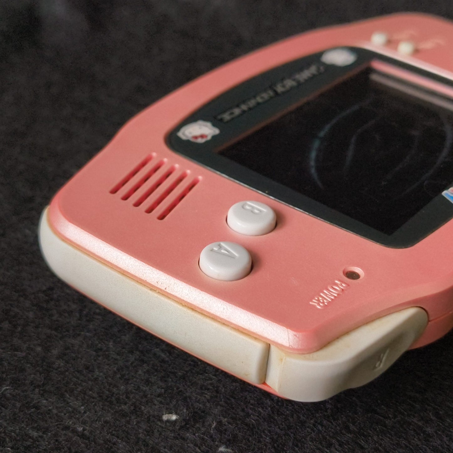 Nintendo Game Boy Advance Hello Kitty Pink Console GBA Tested Screen Bleed,Japan