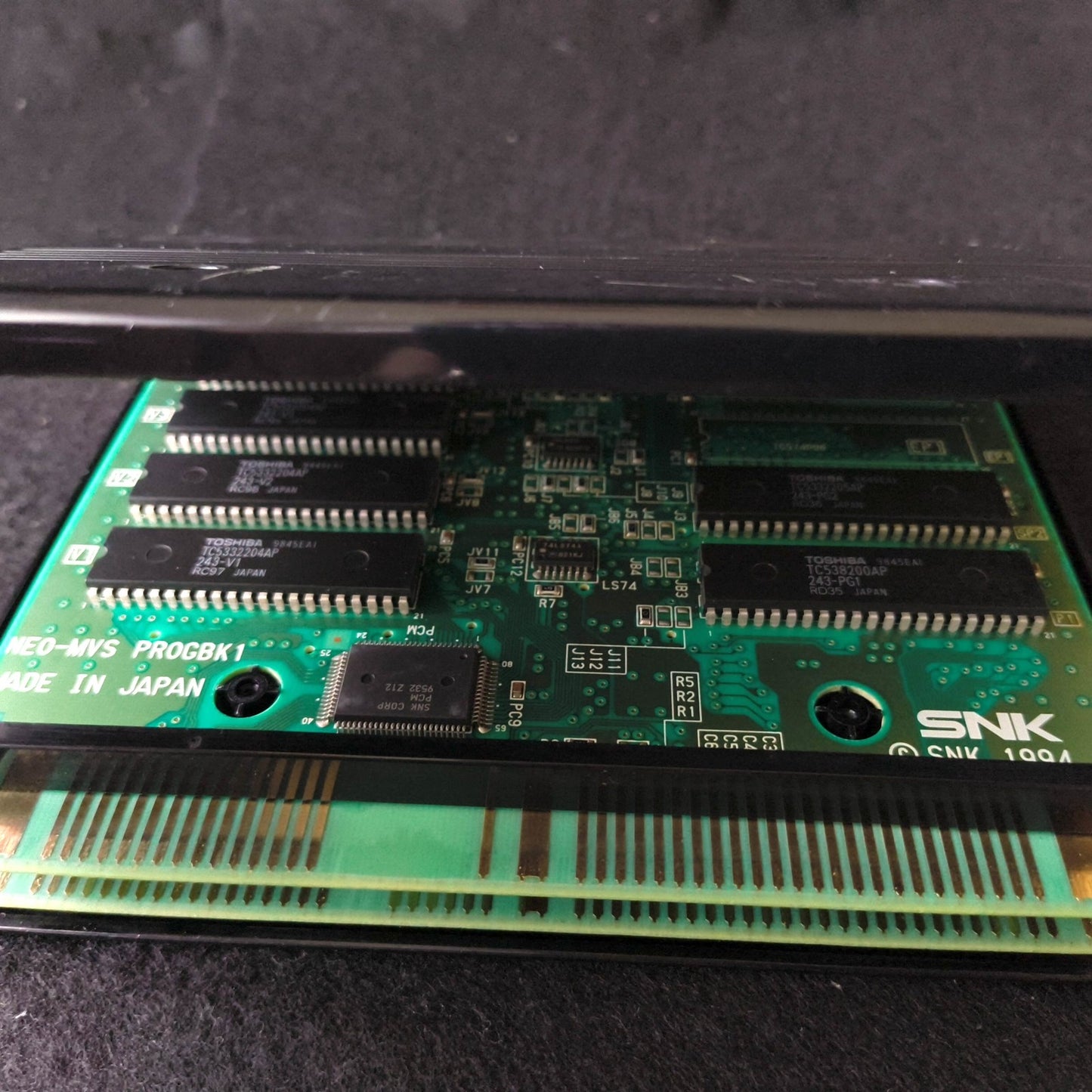 Last Blade 2 Gekka no Kenshi 2 NEOGEO MVS Cartridge and Instruction cards, Japan