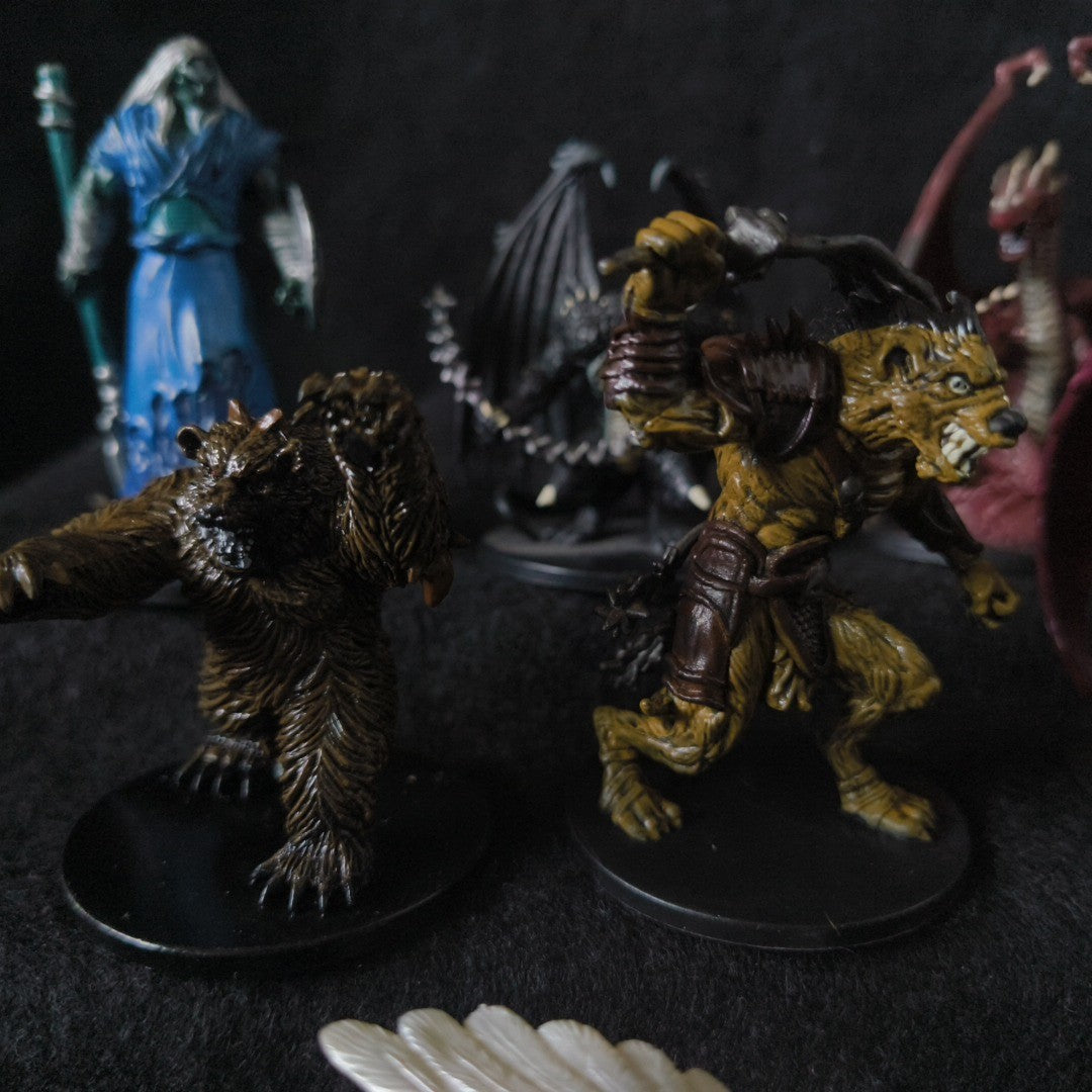 D&D Dungeons & Dragons Dreamblade Miniature Figures Lot WizKids Wizards TTRPG